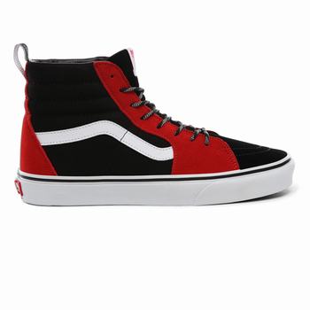 Férfi Vans OTW Webbing SK8-Hi Magasszárú Cipő VA7365498 Piros/Fekete/Fehér